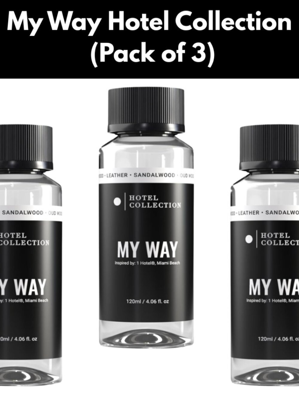 Hotel Collection Diffuser Oil - My Way - Aromatherapy 4.06 Fl Oz (Pack of 3)